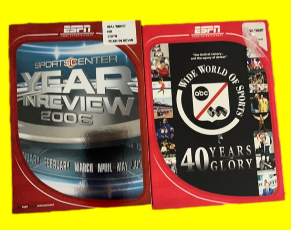 New set/2 ESPN DVDs